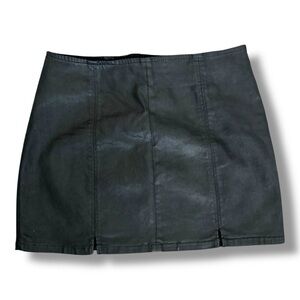 AG Adriano Goldschmied Adaline Paneled Black Mini Skirt Size 32 (US 12)